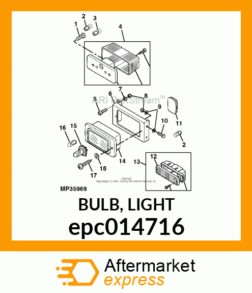 BULB, LIGHT epc014716