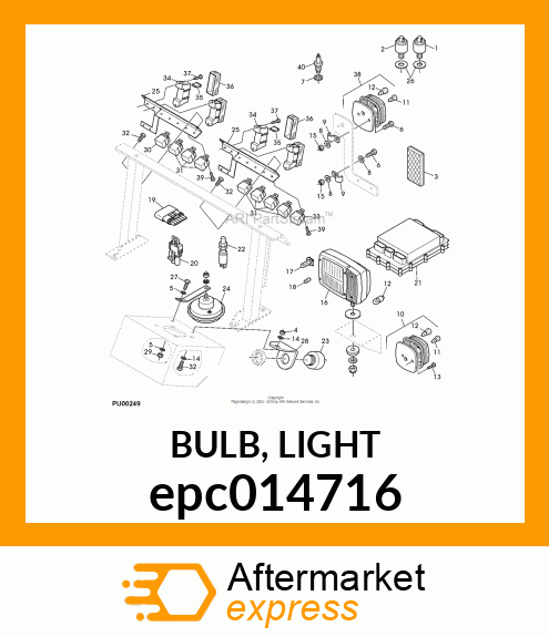 BULB, LIGHT epc014716