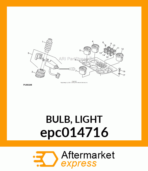 BULB, LIGHT epc014716