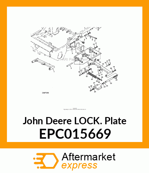 LOCK PLATE EPC015669