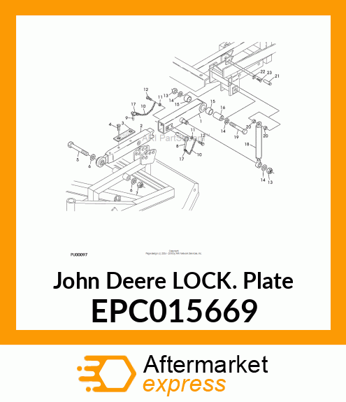 LOCK PLATE EPC015669