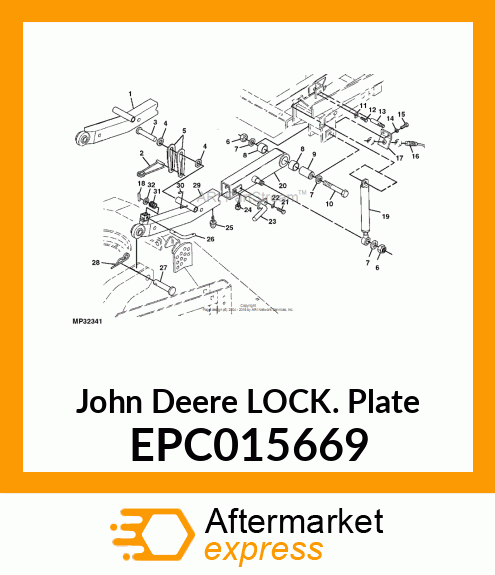 LOCK PLATE EPC015669