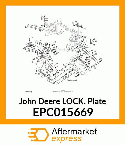 LOCK PLATE EPC015669