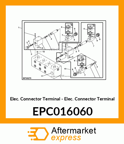 Elec. Connector Terminal - Elec. Connector Terminal EPC016060