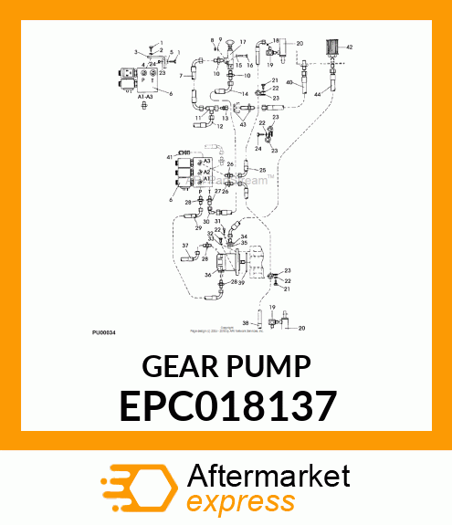 GEAR PUMP EPC018137