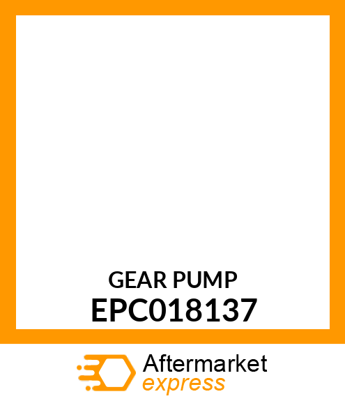 GEAR PUMP EPC018137