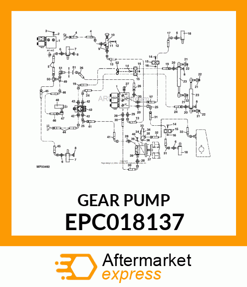 GEAR PUMP EPC018137