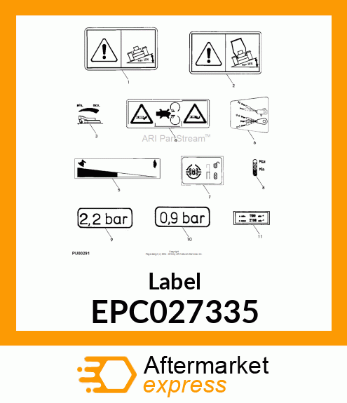 Label EPC027335