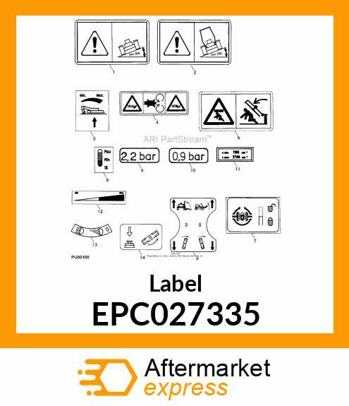 Label EPC027335