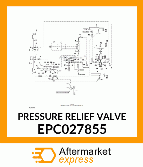 PRESSURE RELIEF VALVE EPC027855