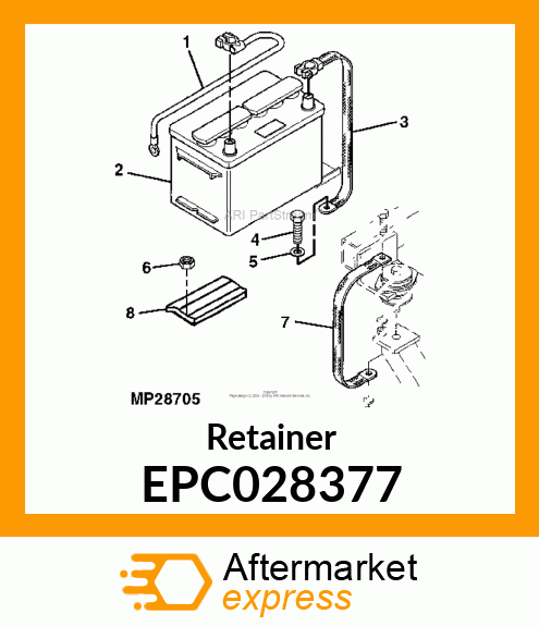 Retainer EPC028377