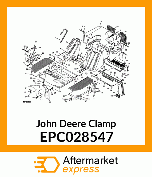 CLAMP,12MM EPC028547