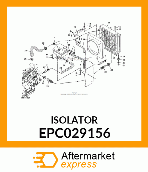 VIBRATION DAMPER EPC029156