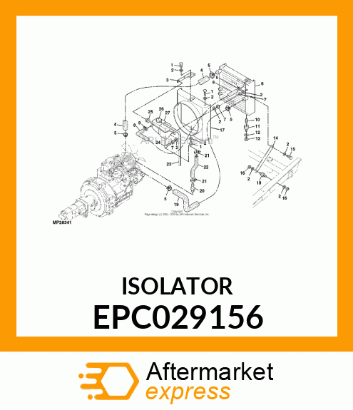 VIBRATION DAMPER EPC029156