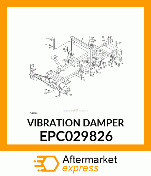 VIBRATION DAMPER EPC029826