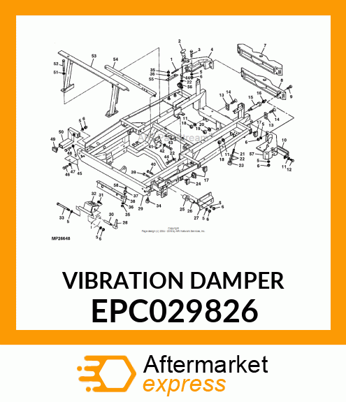 VIBRATION DAMPER EPC029826