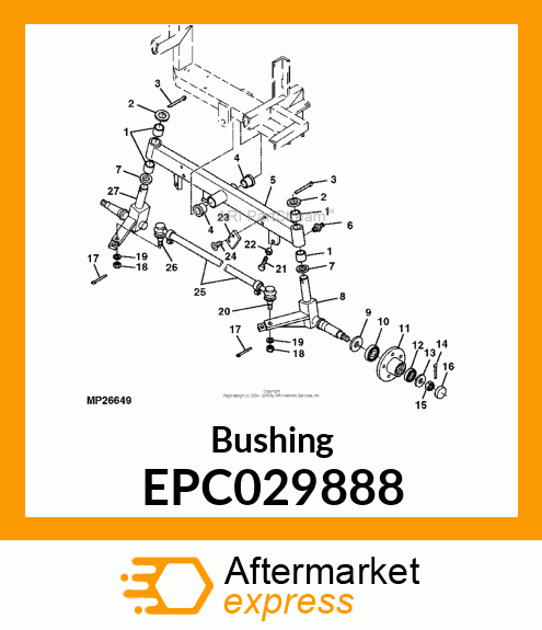 Bushing EPC029888