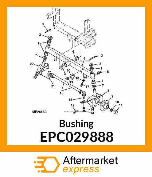 Bushing EPC029888