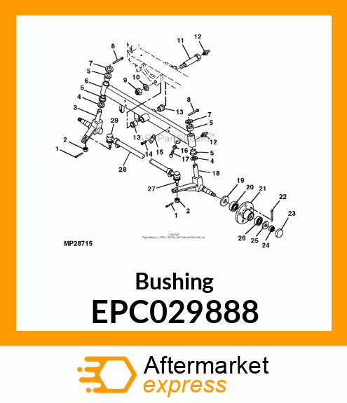 Bushing EPC029888