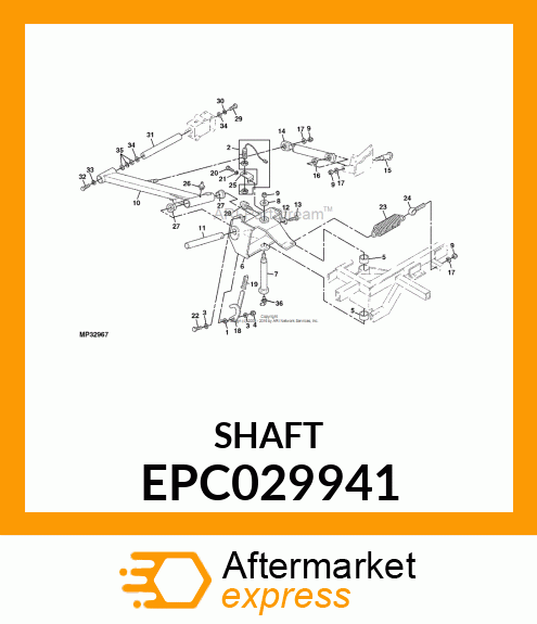 SHAFT EPC029941