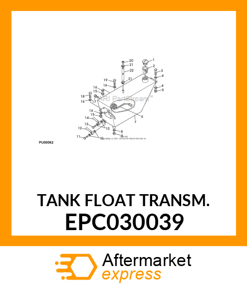 TANK FLOAT TRANSM. EPC030039