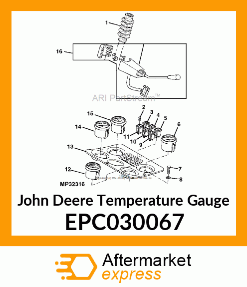 Temperature Gauge EPC030067