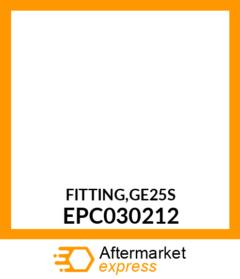 FITTING,GE25S EPC030212