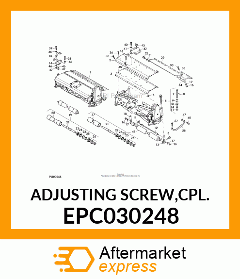 ADJUSTING SCREW,CPL. EPC030248