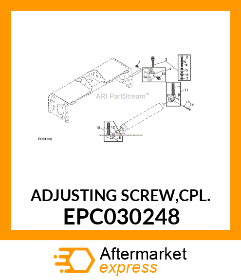 ADJUSTING SCREW,CPL. EPC030248