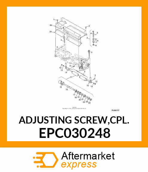 ADJUSTING SCREW,CPL. EPC030248