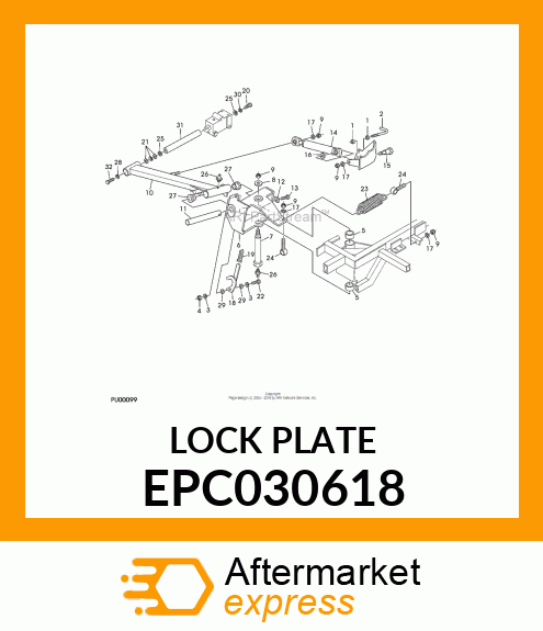 LOCK PLATE EPC030618