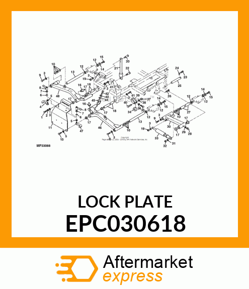 LOCK PLATE EPC030618