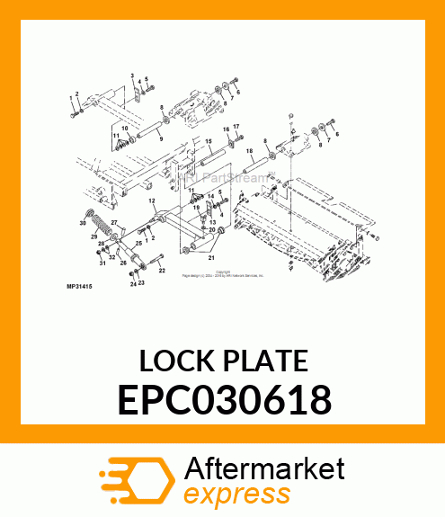 LOCK PLATE EPC030618