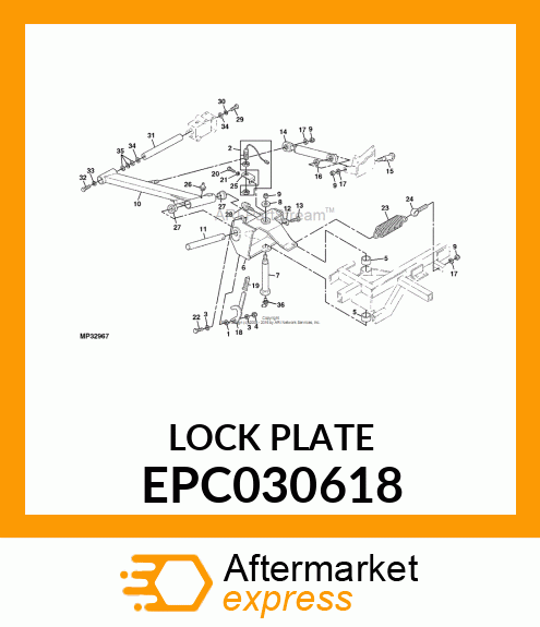 LOCK PLATE EPC030618