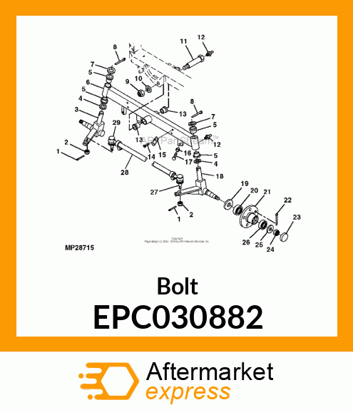 Bolt EPC030882