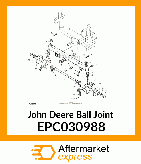 BALL JOINT,M16X1.5L EPC030988