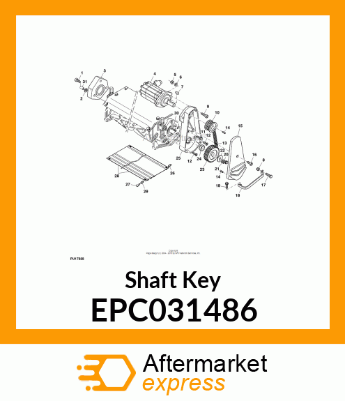 Shaft Key EPC031486