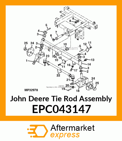 Tie Rod Assembly EPC043147