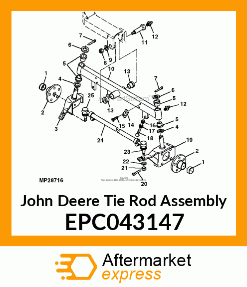 Tie Rod Assembly EPC043147