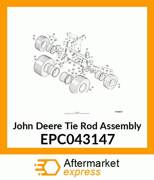 Tie Rod Assembly EPC043147