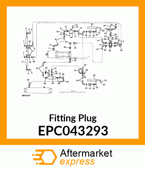 Fitting Plug EPC043293