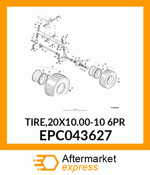 Tire EPC043627