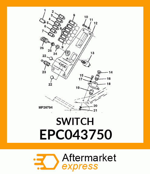 SWITCH EPC043750