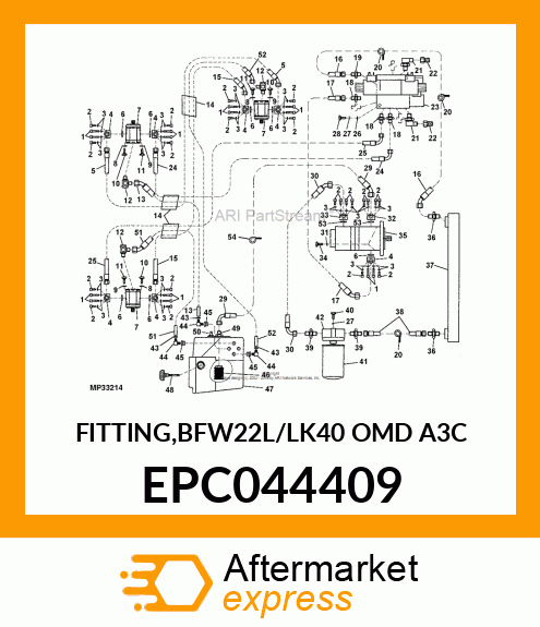 FITTING,BFW22L/LK40 OMD A3C EPC044409