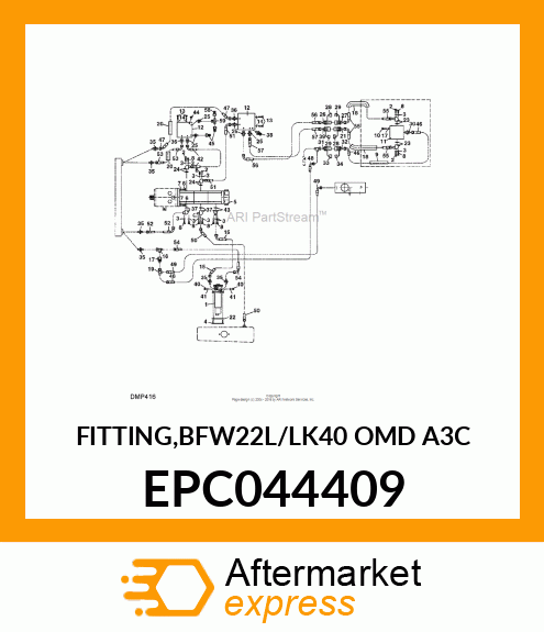 FITTING,BFW22L/LK40 OMD A3C EPC044409