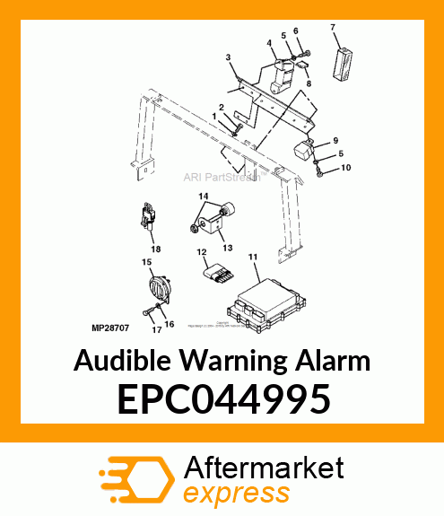 Audible Warning Alarm EPC044995