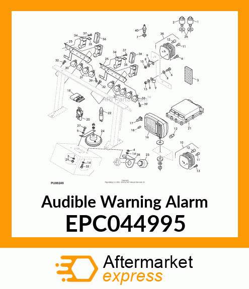 Audible Warning Alarm EPC044995