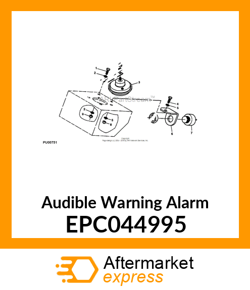 Audible Warning Alarm EPC044995