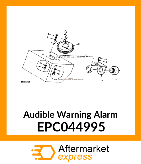 Audible Warning Alarm EPC044995