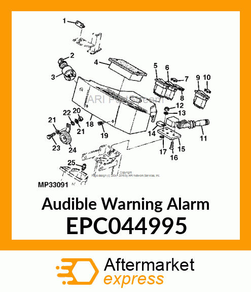 Audible Warning Alarm EPC044995